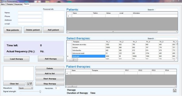 Sirius Bio resonantie software met biofeedback - Afbeelding 4