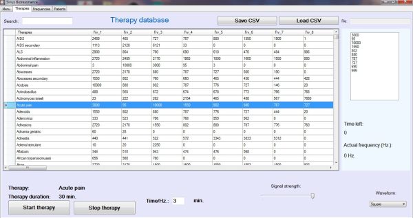 Sirius Bio resonantie software met biofeedback - Afbeelding 2